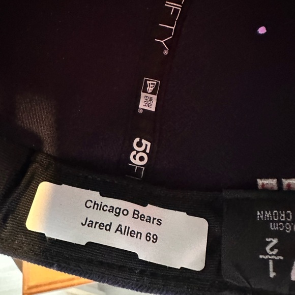Chicago Bears Player Issued Hat Jared Allen - Picture 3 of 4